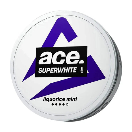 Ace Superwhite Liquorice Mint Slim 4/5 9.6mg