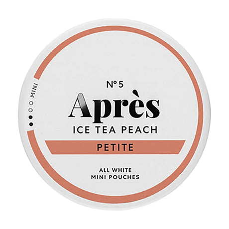 Apres All White No. 5 Ice Tea Peach Petite Mini Wet No. 5 2/4 3mg