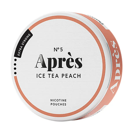 Apres All White No. 5 Ice Tea Peach Slim Wet No. 5 Extra Strong 4/4 10mg