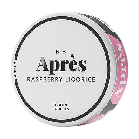 Apres All White No. 8 Raspberry Liqorice Slim Wet No. 8 2/4 8mg