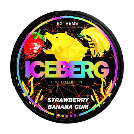 Iceberg Gum Line Strawberry Banana Bubblegum Slim Extreme 5/5 105mg