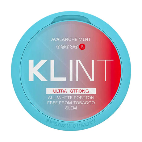 Klint Avalanche Mint Slim Ultra Strong 6/5 17.5mg