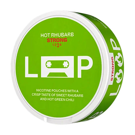 Loop Hot Rhubarb Slim Strong 3/4 9.4mg