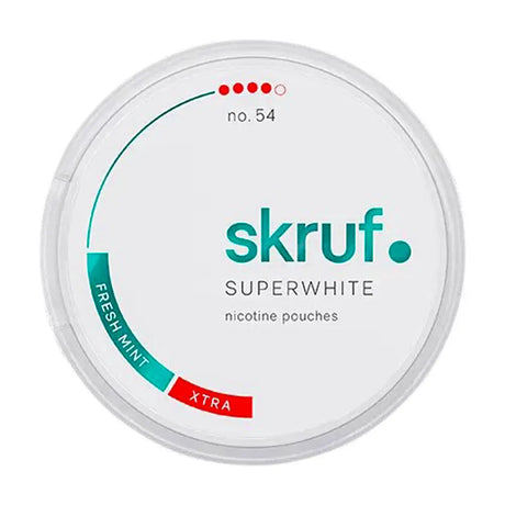 Skruf Superwhite no. 54 Fresh Mint no. 54 Exta 4/5 18mg