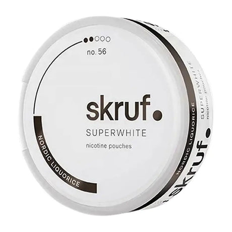 Skruf Superwhite no. 56 Nordic Liquorice no. 56 2/5 6mg