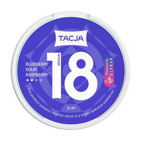 TACJA Blueberry Sour Raspberry Slim Medium 18 18mg