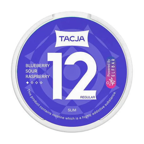 TACJA Blueberry Sour Raspberry Slim Regular 12 12mg