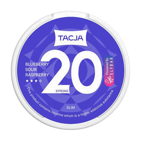 TACJA Blueberry Sour Raspberry Slim Strong 20 20mg