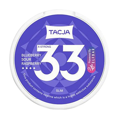 TACJA Blueberry Sour Raspberry Slim X-Strong 33 33mg