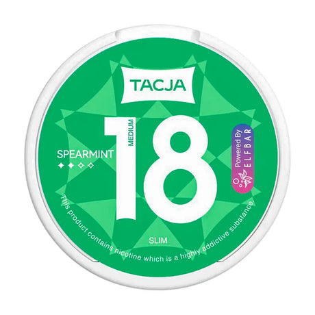 TACJA Spearmint Slim Medium 18 18mg