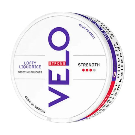 Velo Lofty Liquorice Slim Strong 3/4 10mg