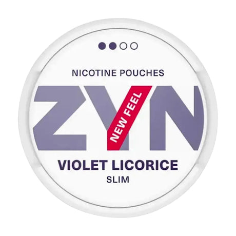 ZYN New Feel Violet Licorice Slim Wet 2/4 6.5 mg