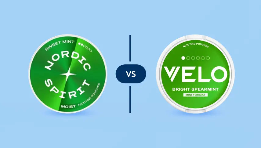 cigarette vs velo Nordic Spirit vs VELO Snus: Which Pouch is Better?