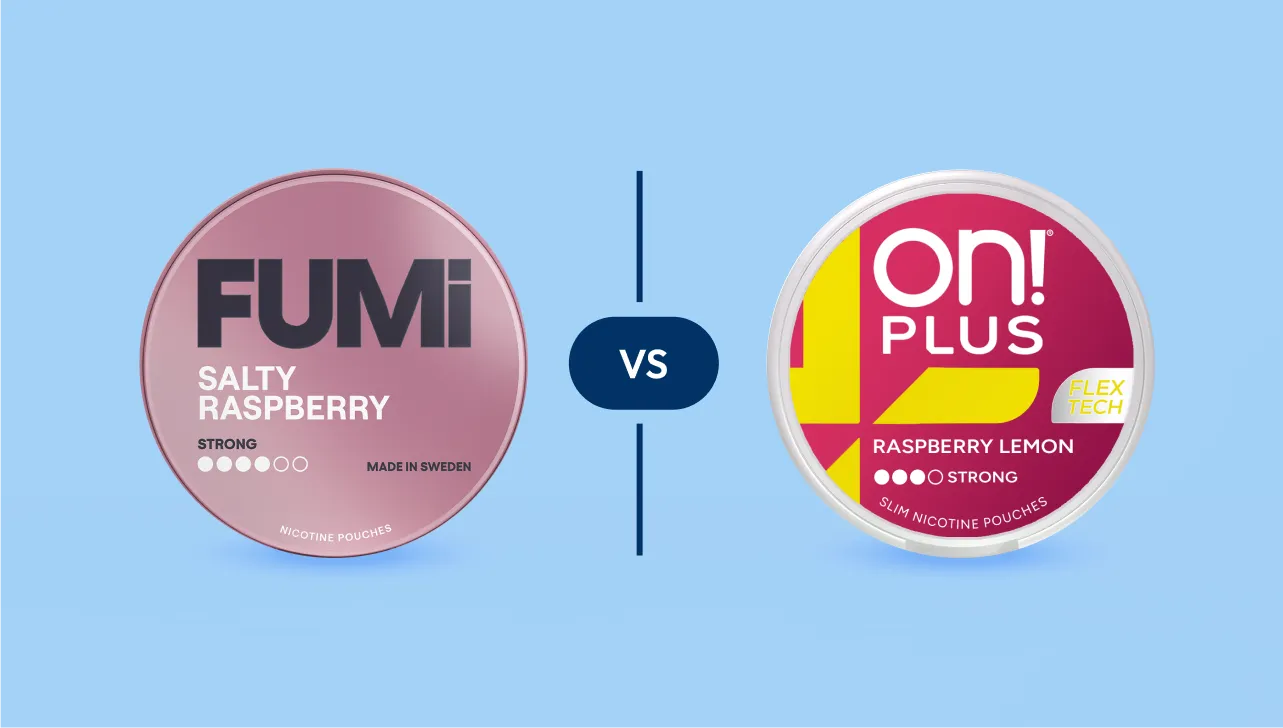 FUMi vs On!: Side by Side Snus Brand Comparison