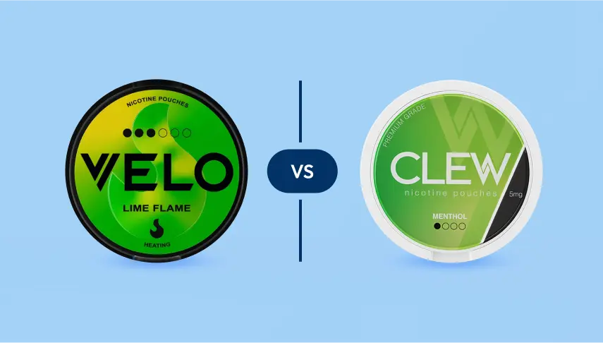 VELO vs Clew: Snus Nicotine Pouch Comparison