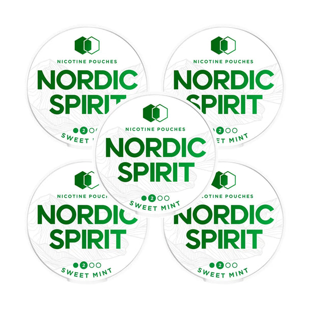 Nordic Spirit 6mg Sweet Mint Bundle - 5 Pack