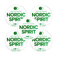 Nordic Spirit 6mg Sweet Mint Bundle - 5 Pack
