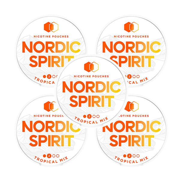 Nordic Spirit 6mg Tropical Mix Bundle - 5 Pack
