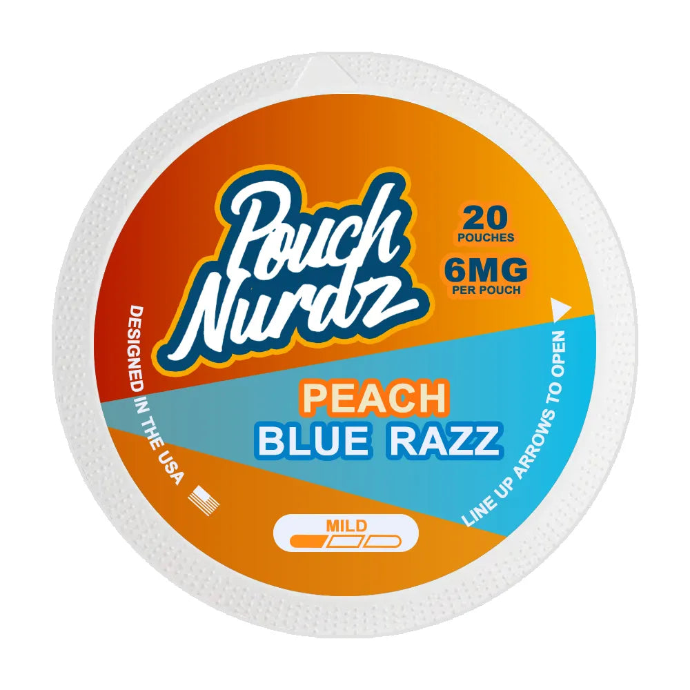 Pouch Nurdz Peach Blue Razz Slim SL