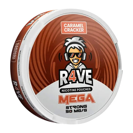 Rave Caramel Cracker Slim Mega 50mg 25mg