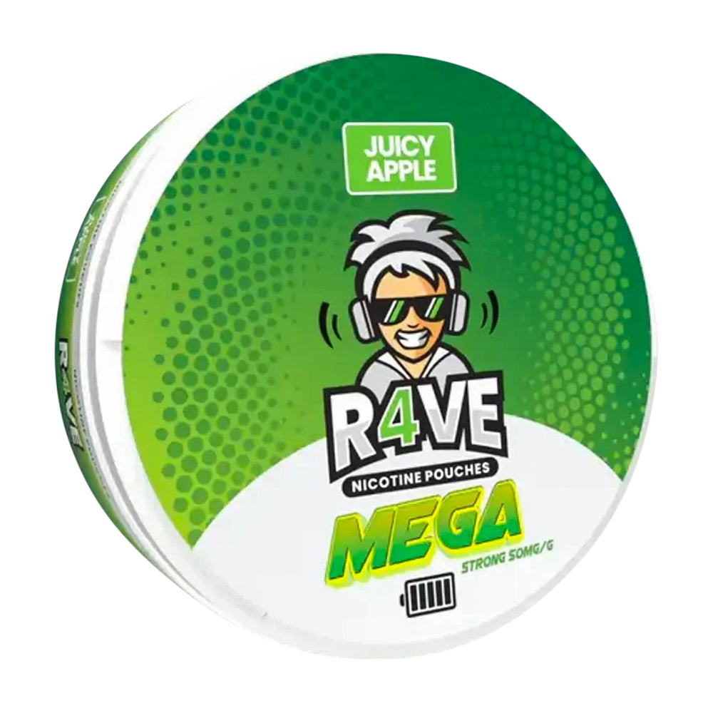 Rave Juicy Apple Slim Mega 50mg 25mg