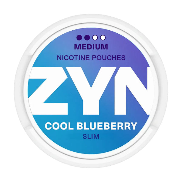 ZYN Cool Blueberry Nicotine Pouches From £3.59 - UK #1 Site - Buy Online